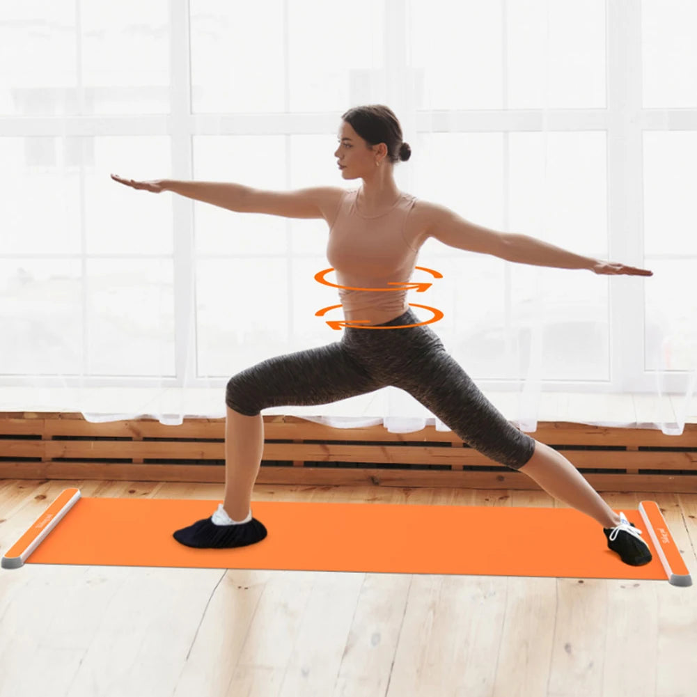 Yoga Training Board for Sliding Leg Exercises