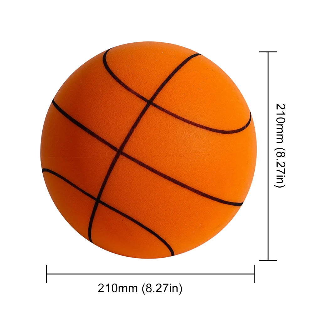 Kids Bouncing Mute Silent Basketball Squeezable Mute Bouncing Basketball Indoor Silent Ball Foam Basketball Bounce Football